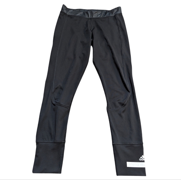 Adidas Stella McCartney Black Leggings Small Classic Gym Workout Athleisure - Picture 2 of 7